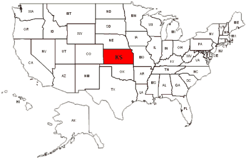 Kansas-map