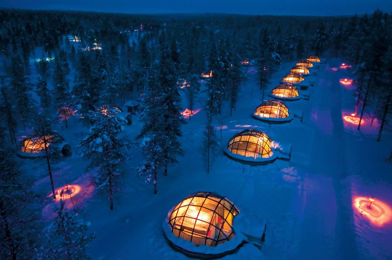 Glass-igloo